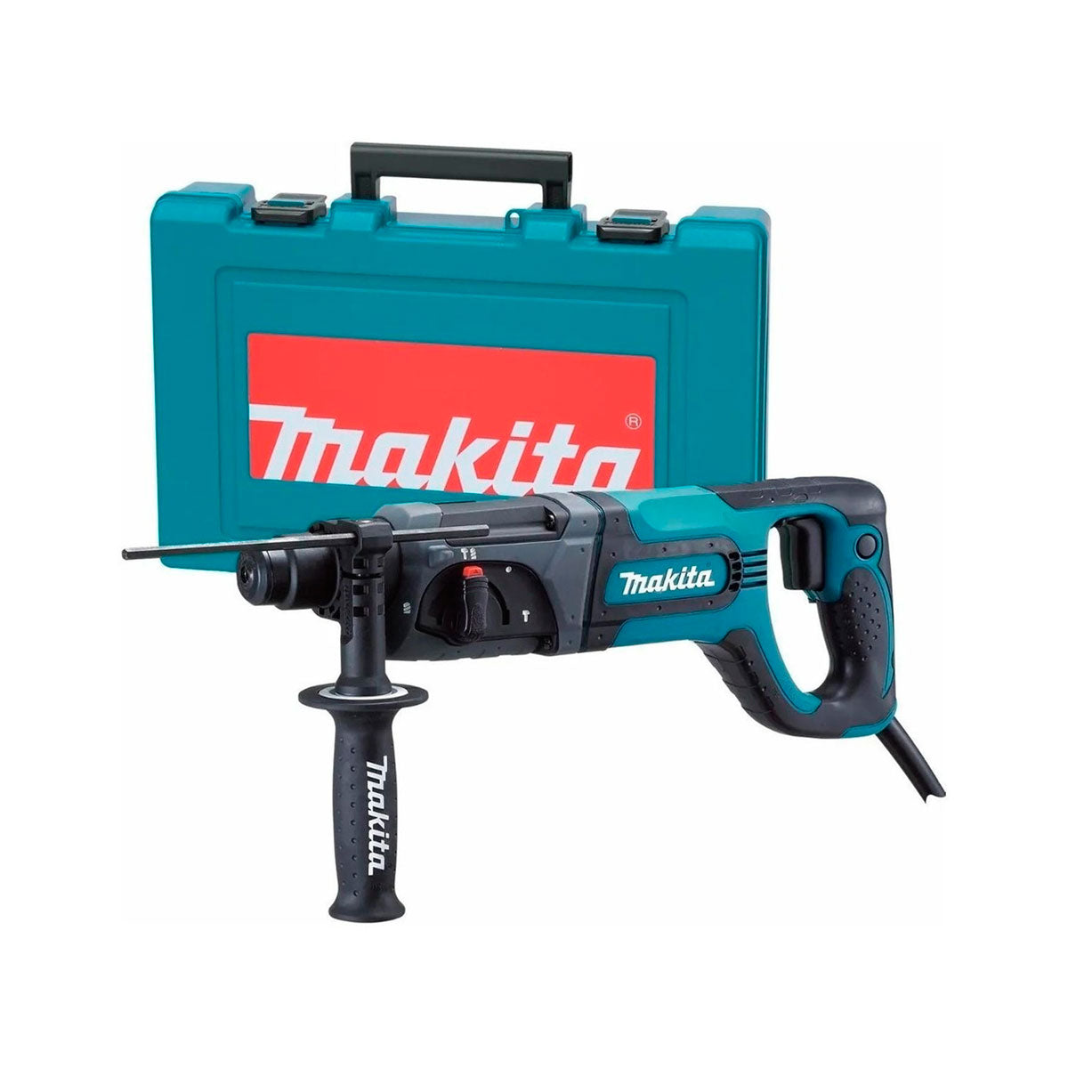 Taladro Rotomartillo Sds 780w Brocas Y Cince Hr2475 Makita Color Turquesa Frecuencia 60 Mhz