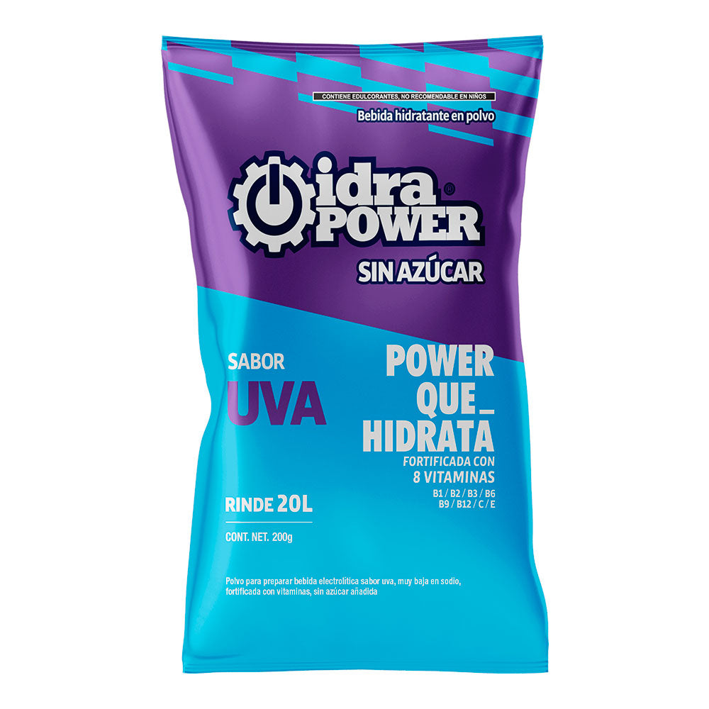 Idrapower sin azúcar Uva 200g IP76280